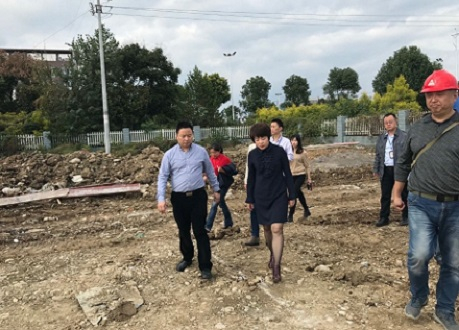 廖雪梅一行到公司安州新區(qū)調研